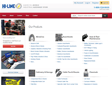 Tablet Screenshot of hi-line.com